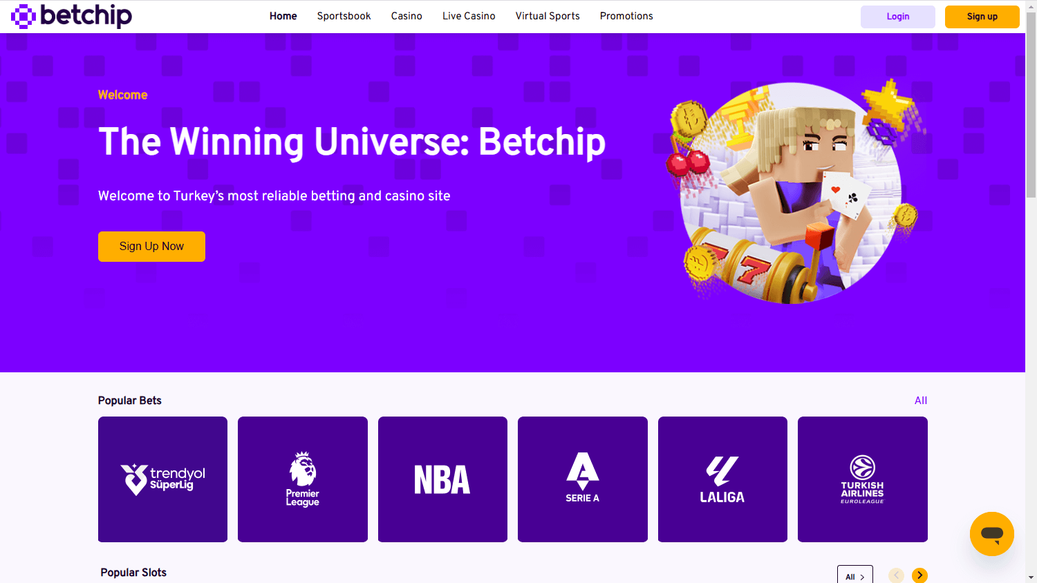 Betchip_Casino_homepage_desktop