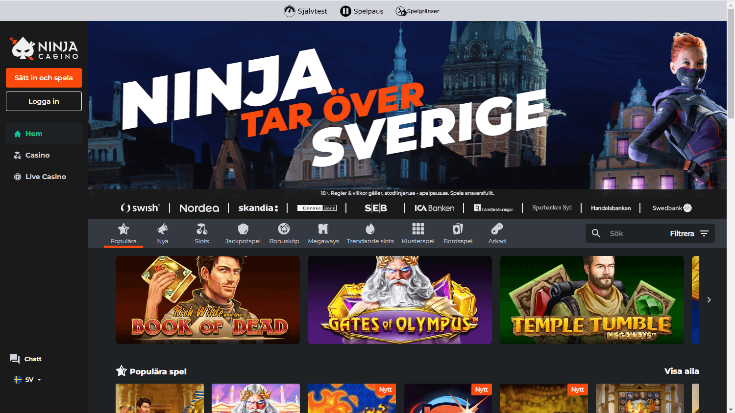 ninja_casino_se_homepage_desktop