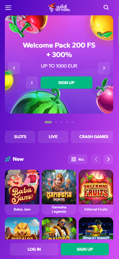 wildtornado_casino_homepage_mobile