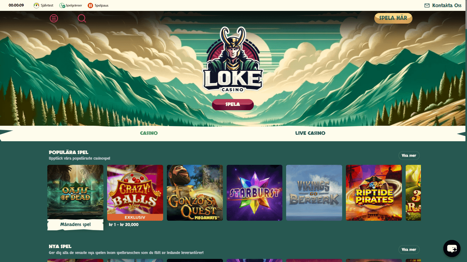 Loke_Casino_homepage_desktop