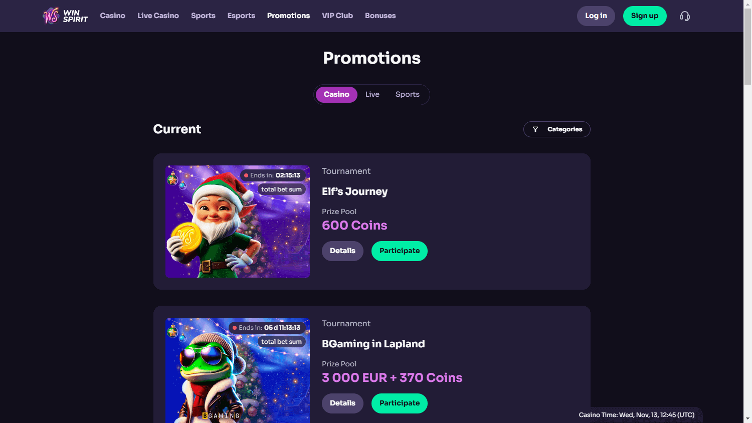 winspirit casino live