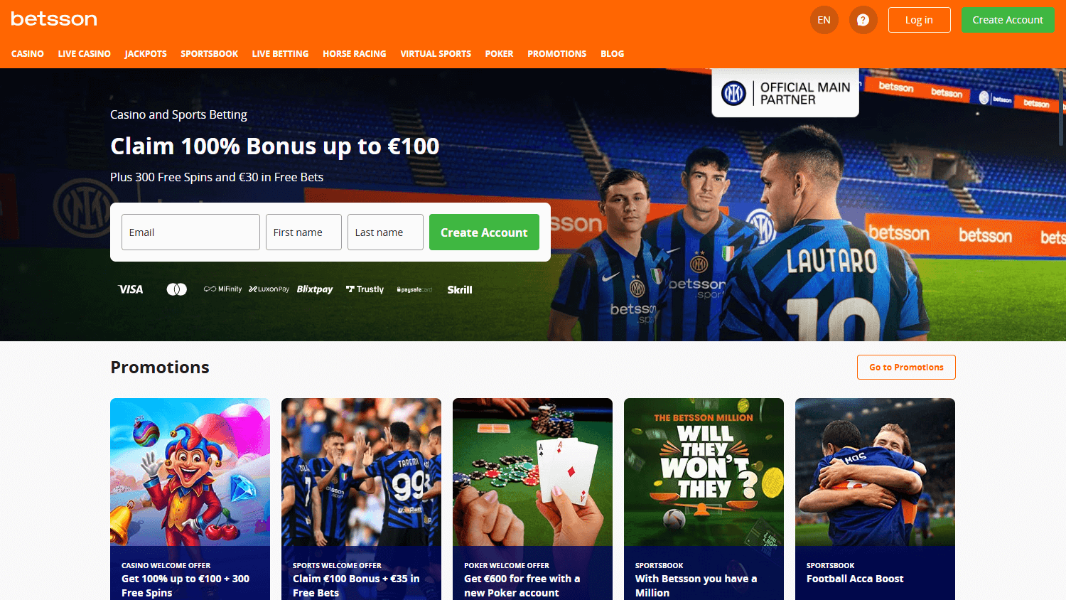 Betsson casino