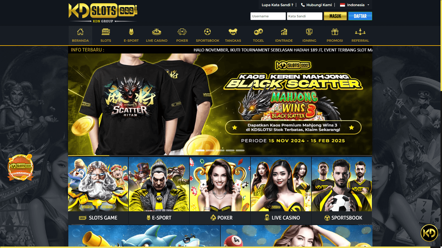 KDslots_Casino_homepage_desktop