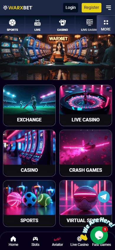 warXBet_Casino_homepage_mobile