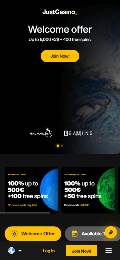 Just Casino Promotions