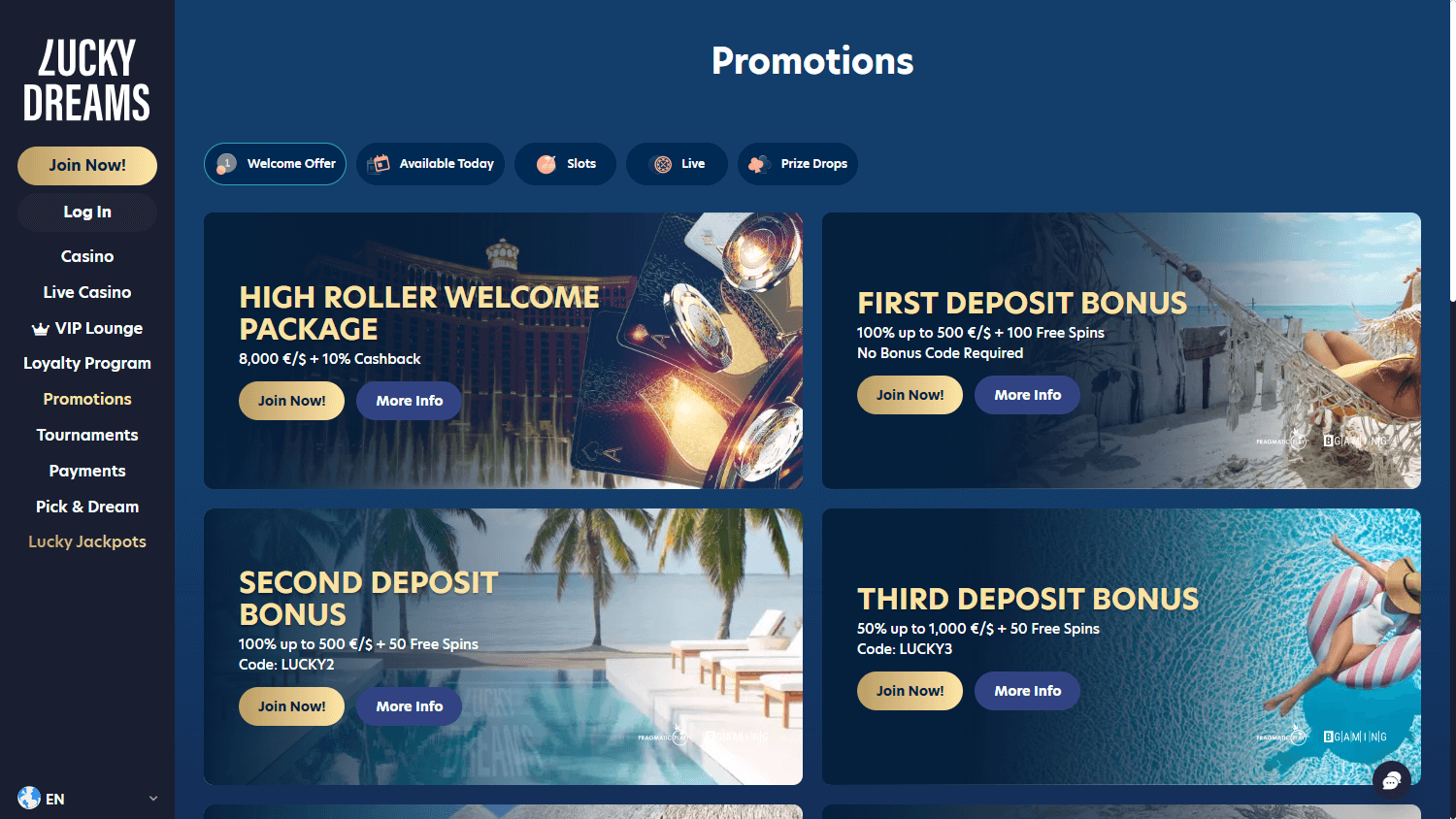 luckydreams_casino_promotions_desktop