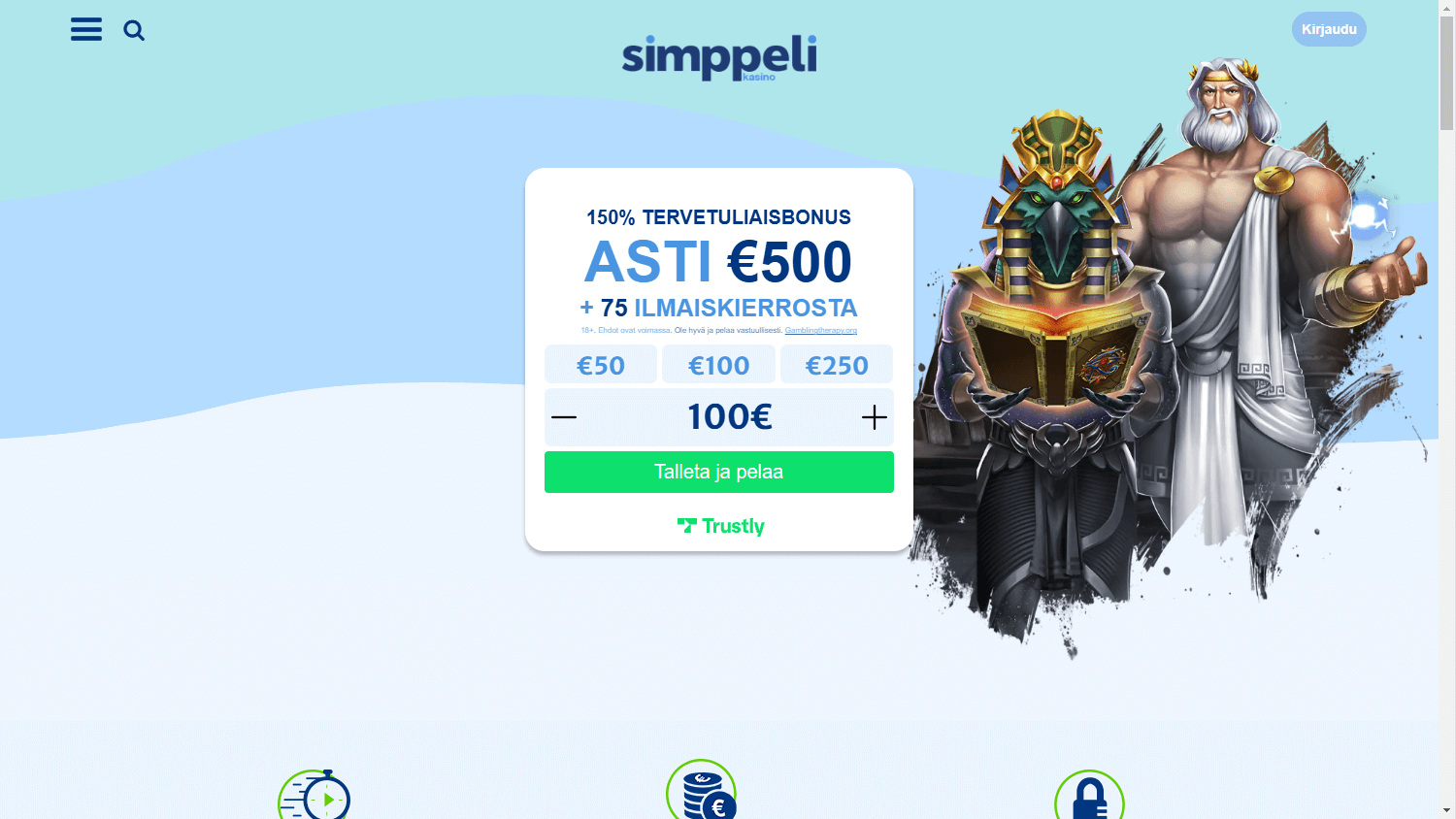 simppeli_casino_homepage_desktop