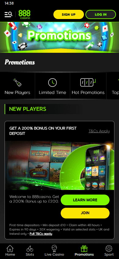 casino 888 app android