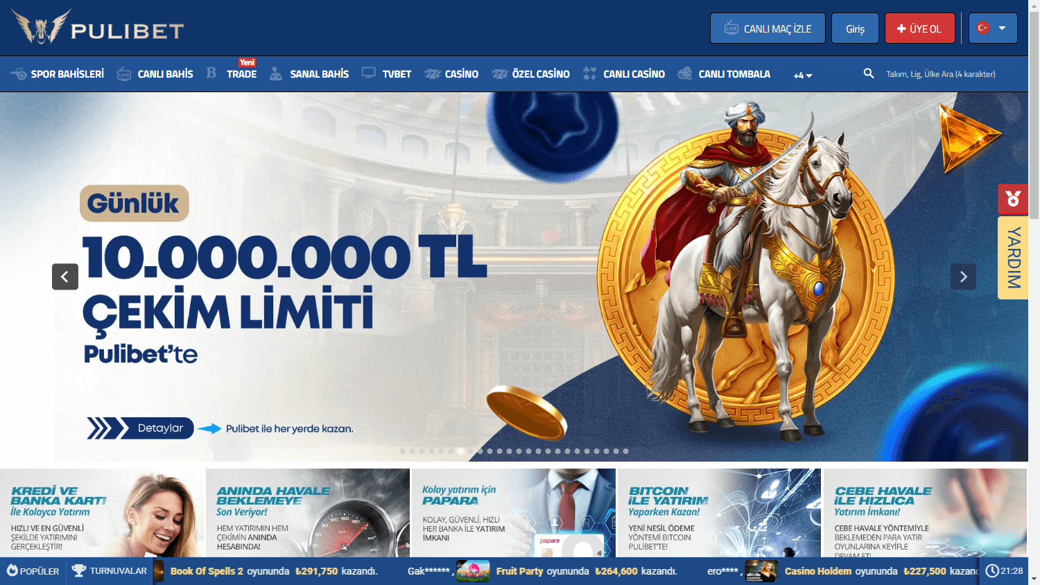 pulibet_casino_homepage_desktop