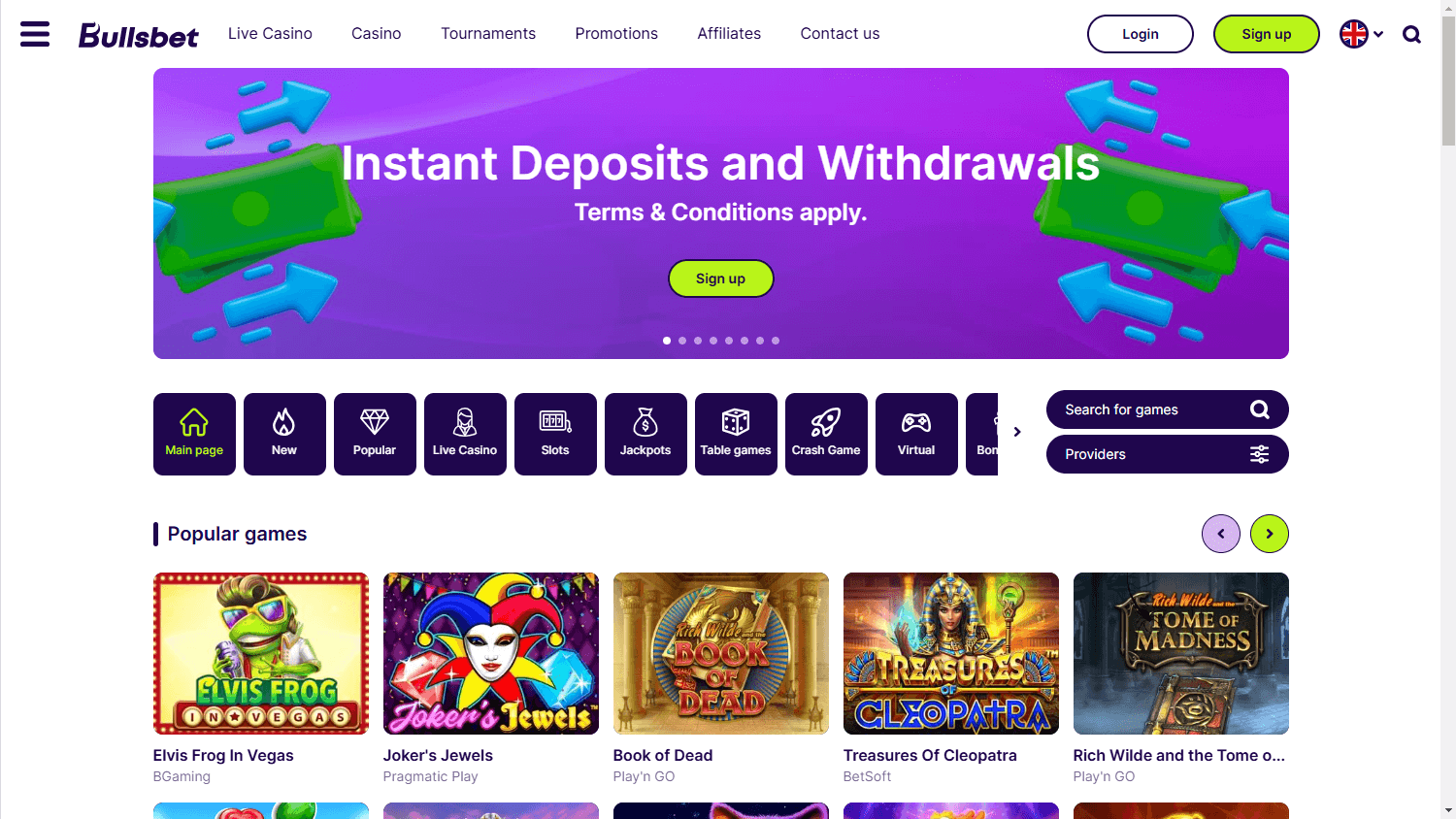 bullsbet.io_casino_homepage_desktop