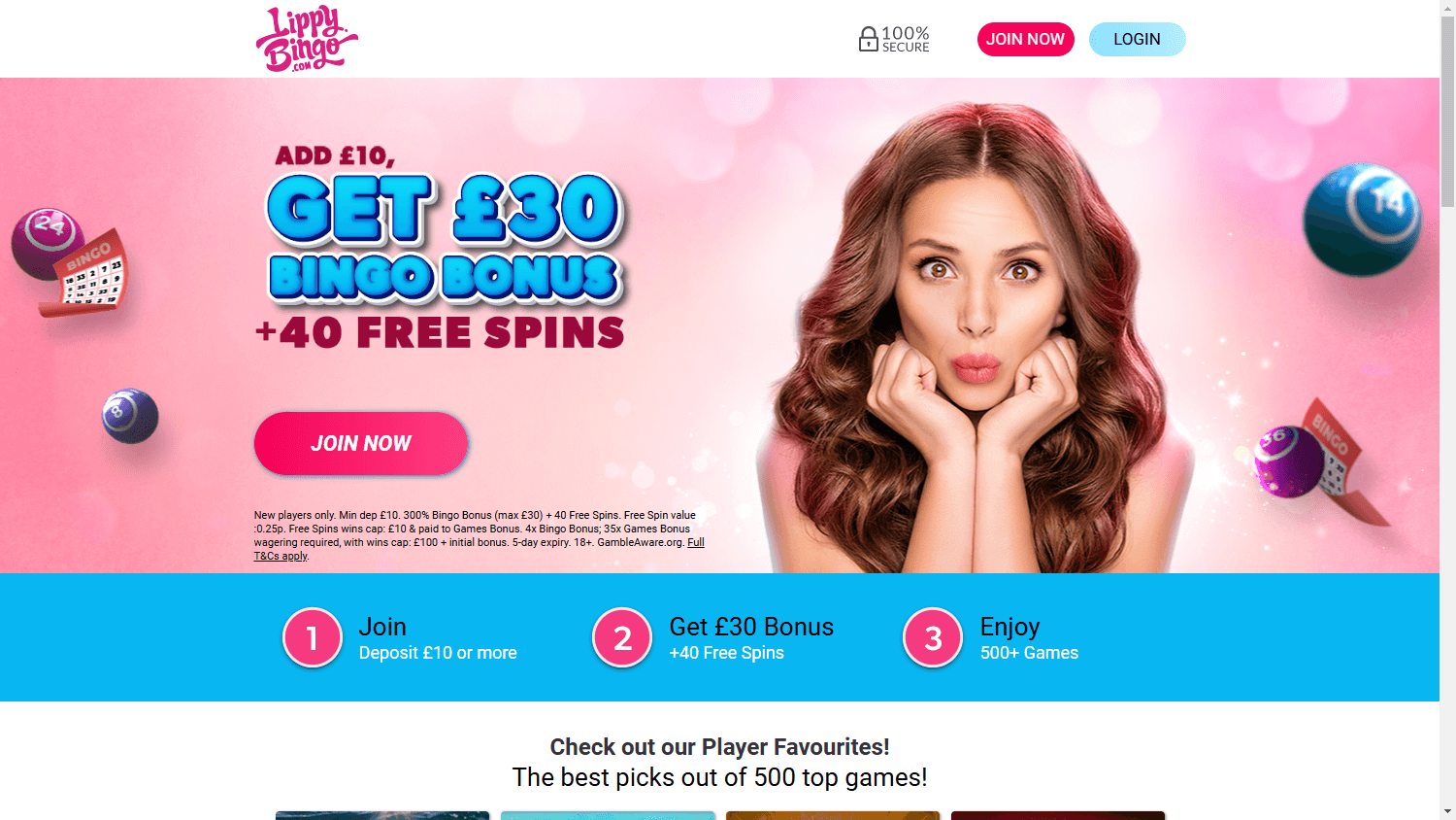 lippy_bingo_casino_homepage_desktop