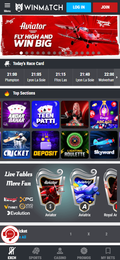 winmatch365_casino_homepage_mobile