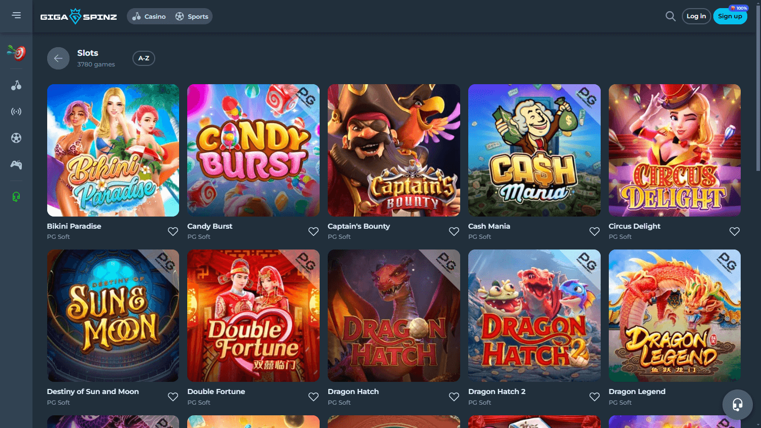 collect best Gigaspinz Casino free spins bonus in UK