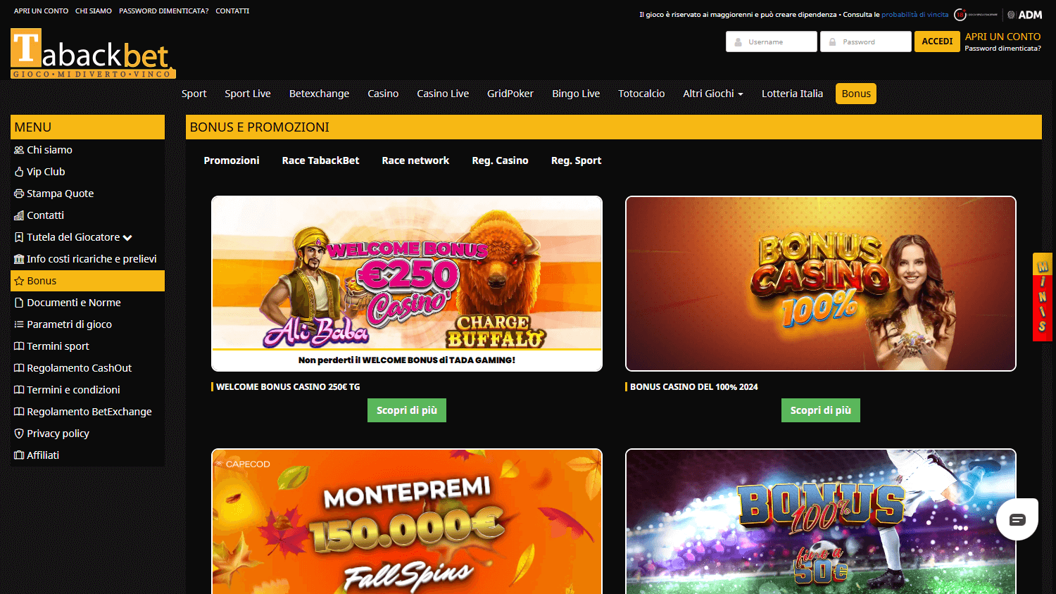 tabackbet_casino_promotions_desktop