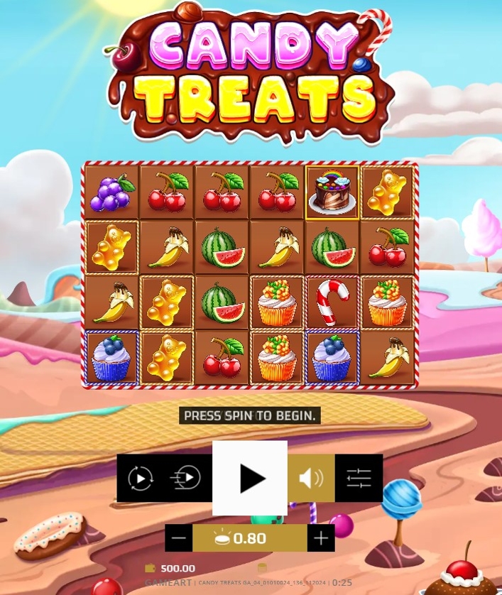 Candy Treats Demo Play Free Slot Game