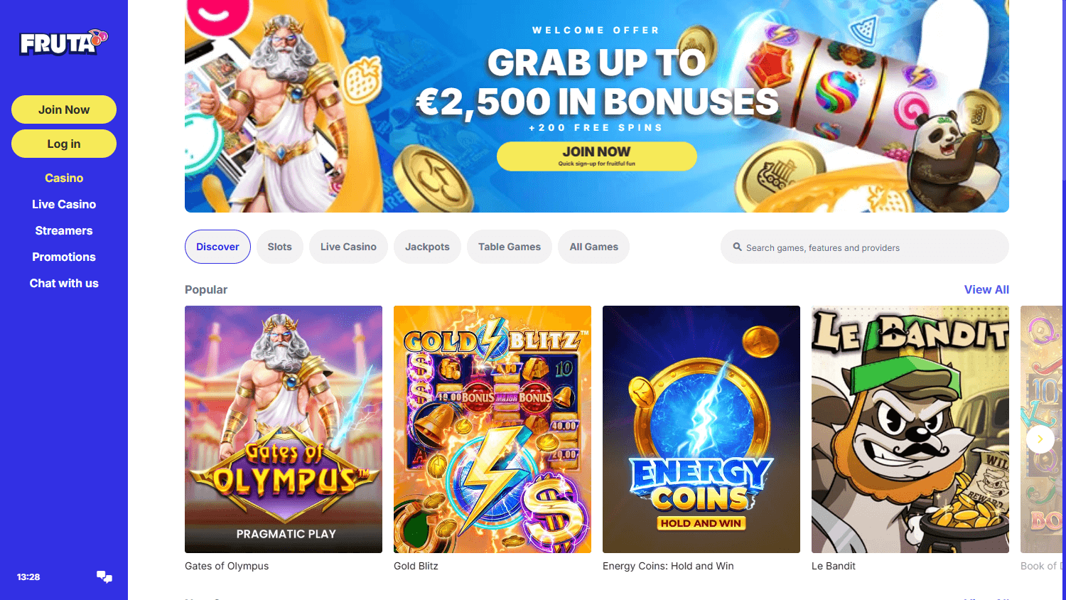 fruta_casino_homepage_desktop