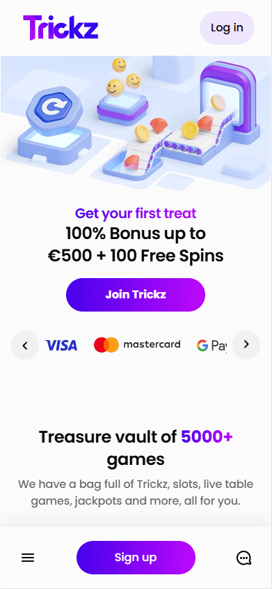 trickz_casino_homepage_mobile