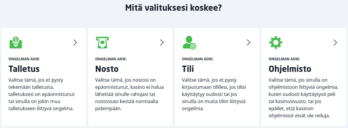 Valituskategoriat