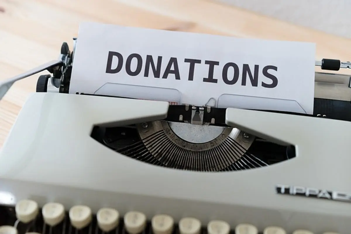 typewriter-donations