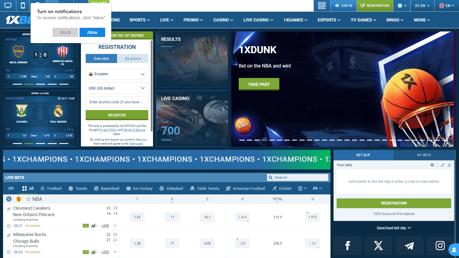 1xbet_casino_ec_homepage_desktop