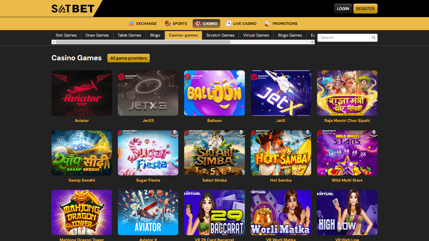 satbet_casino_game_gallery_desktop