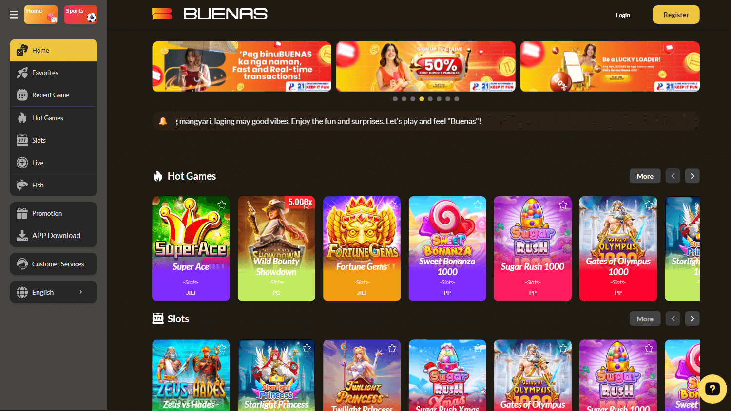 buenas_casino_homepage_desktop