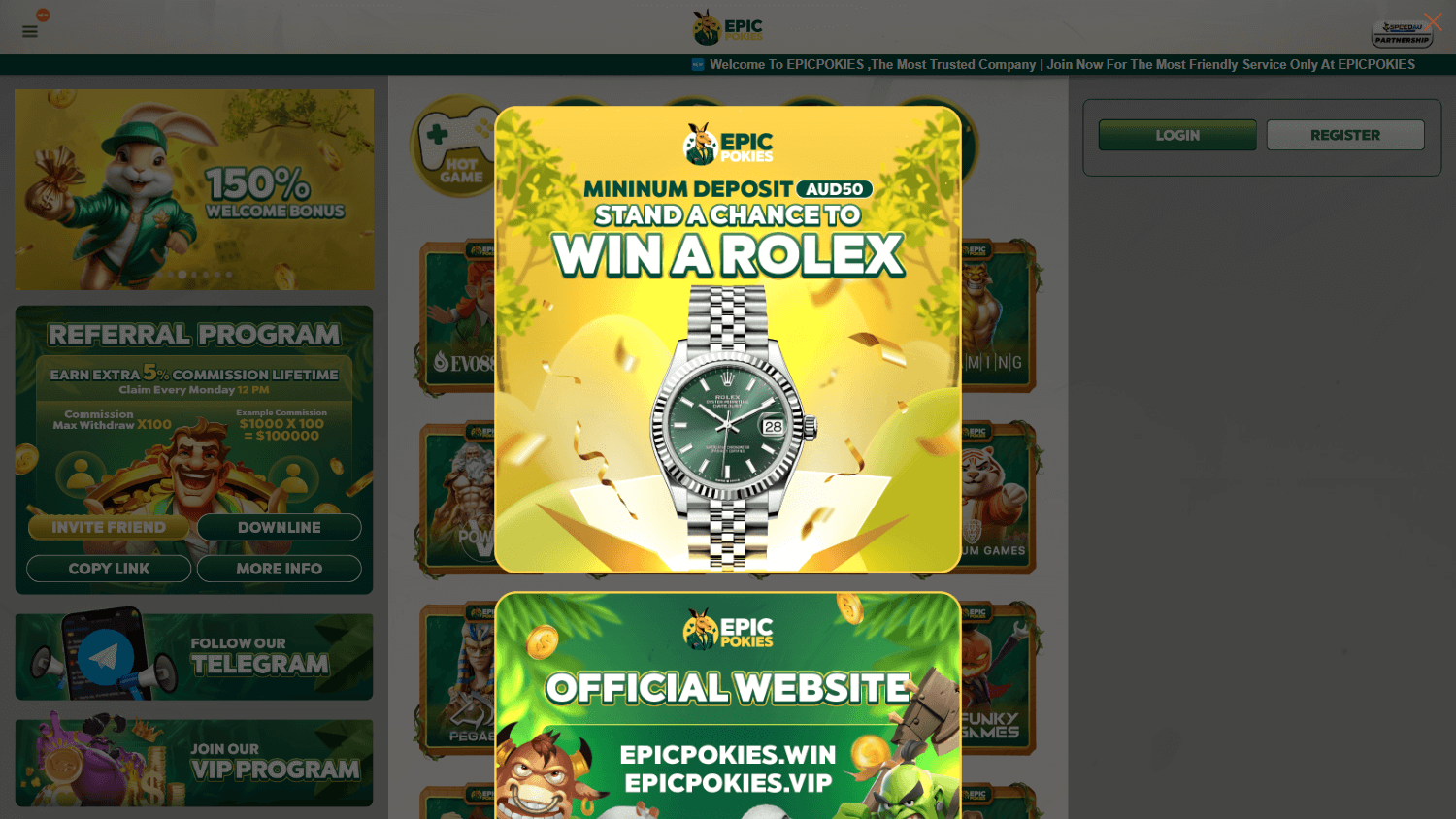 epic_pokies_casino_homepage_desktop