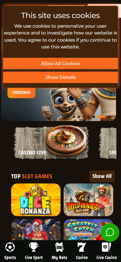 maxibet_casino_homepage_mobile