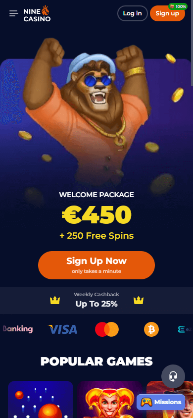 NineCasino_homepage_mobile