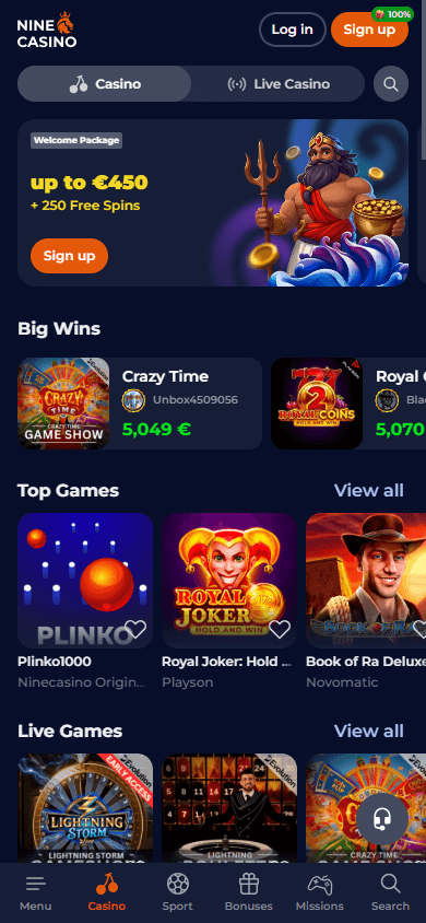 NineCasino_game_gallery_mobile