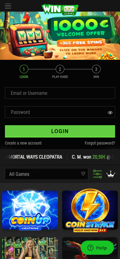 Winoui Casino mobile