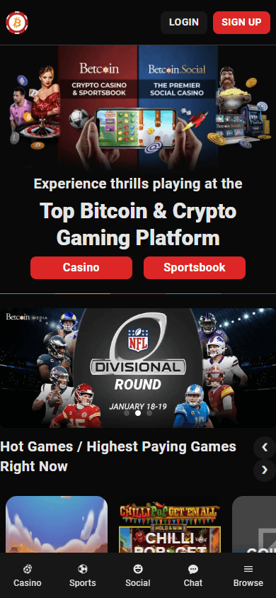 Betcoin.ag_Casino_homepage_mobile