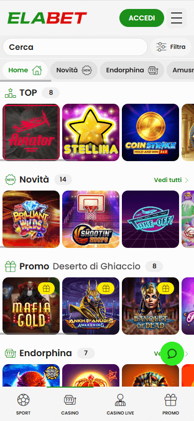 Immagine della galleria giochi di Elabet Casino