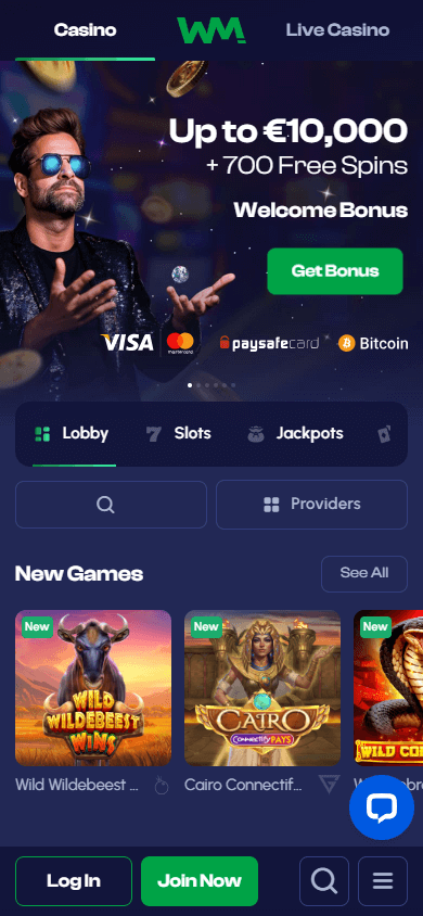 win_maker_casino_homepage_mobile