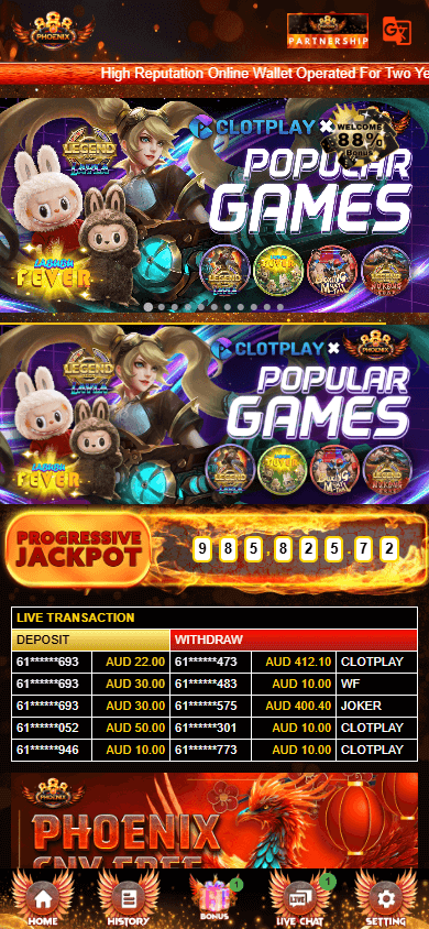 phoenix888_casino_homepage_mobile