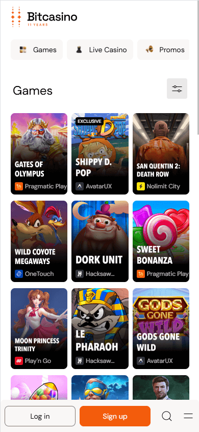 bitcasino live dealer