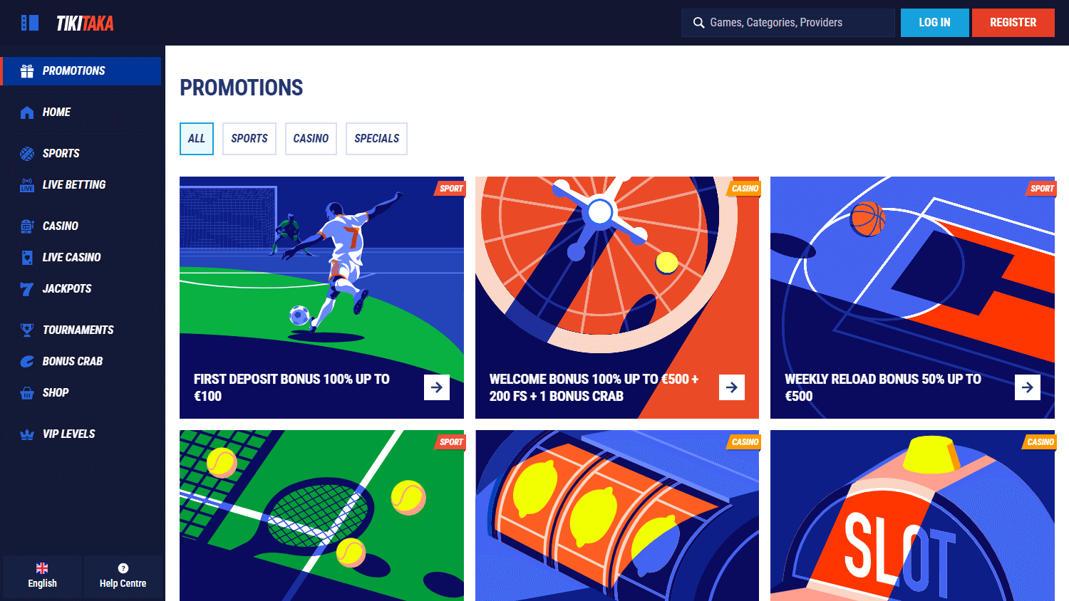 Tiki Taka Casino Promotions