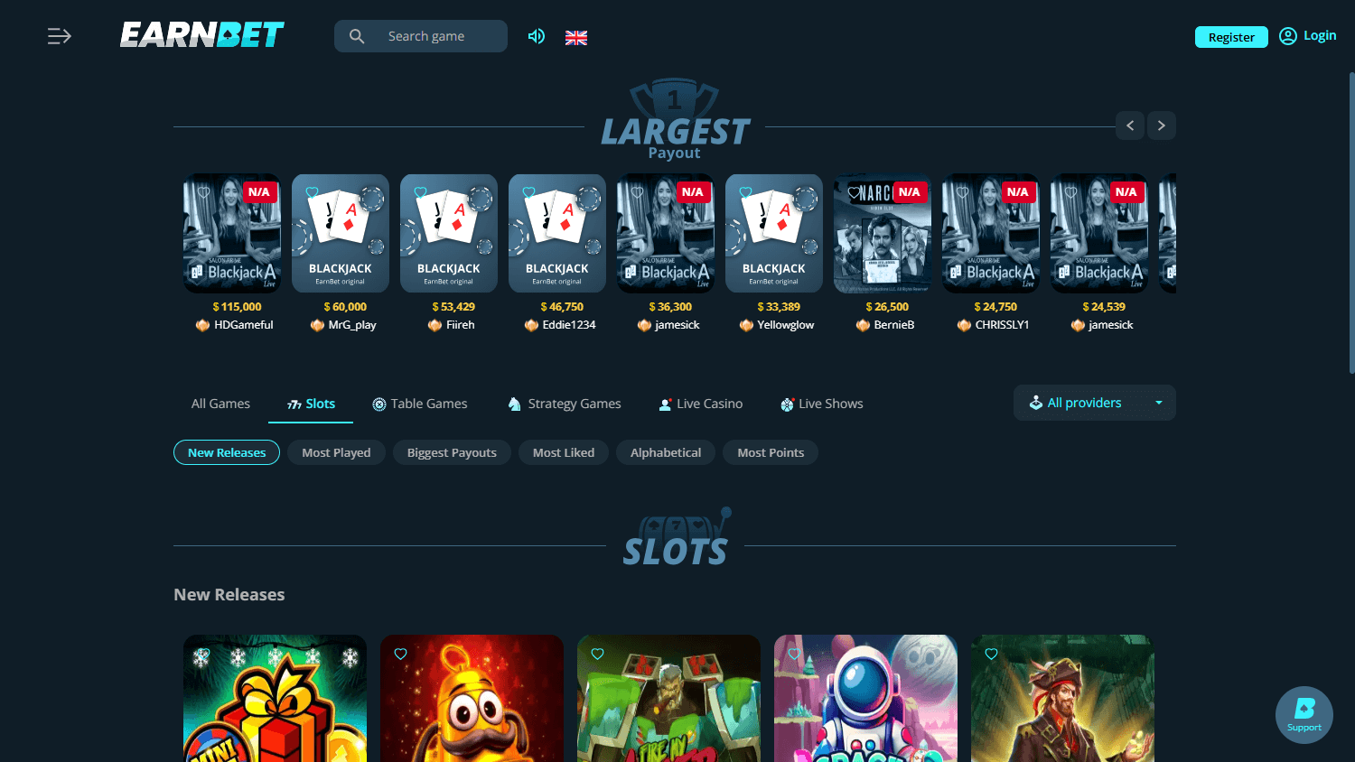 earnbet_casino_game_gallery_desktop