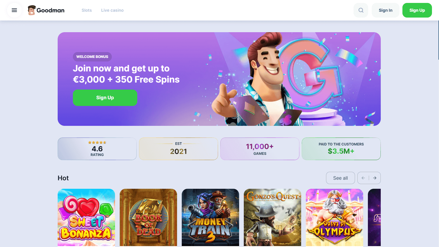 Goodman Casino für Spieler aus Deutschland – Review 3 Goodman Casino für Spieler aus Deutschland – Review