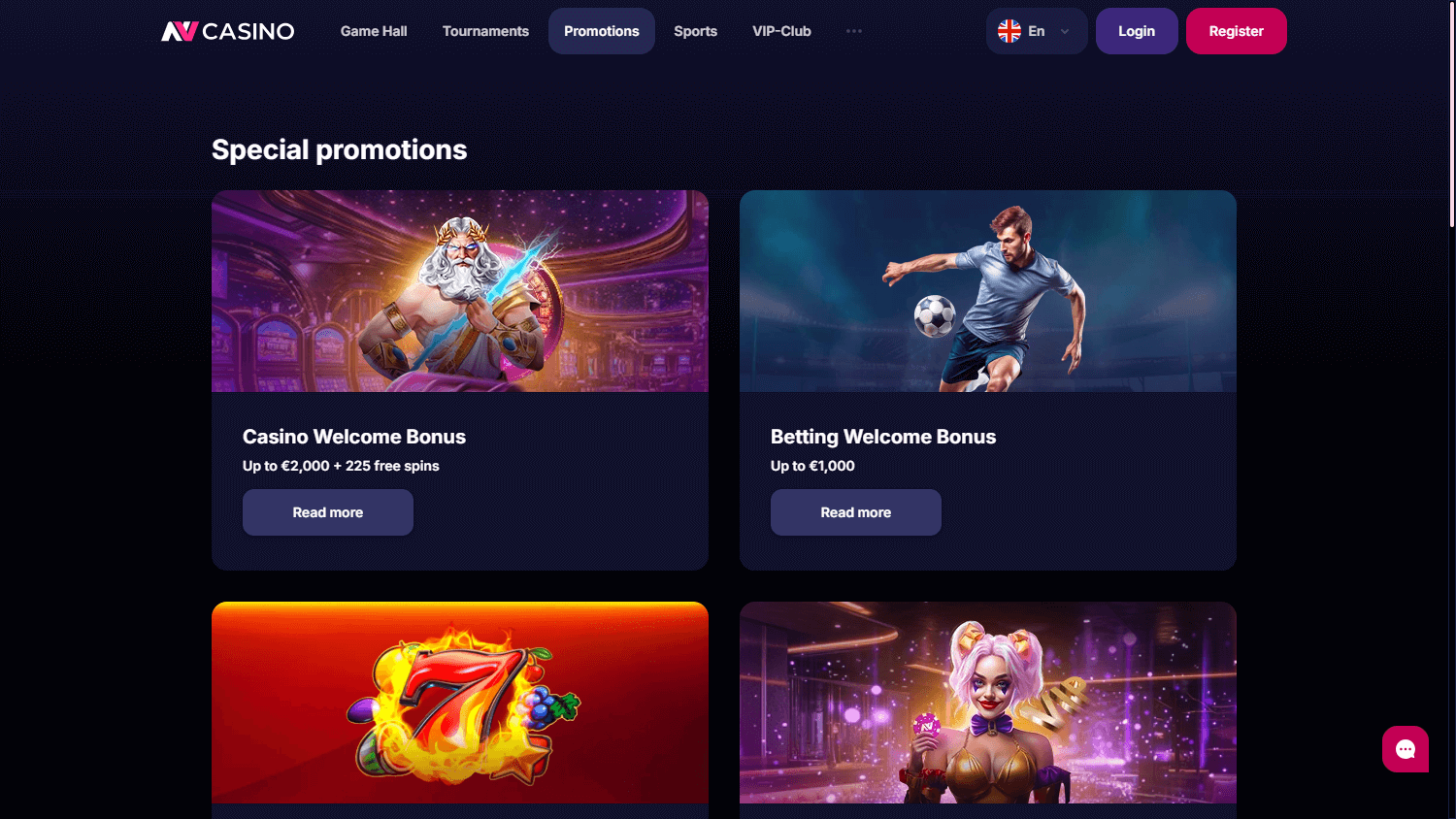 топ NV Casino бонус за първи депозит промоционален банер