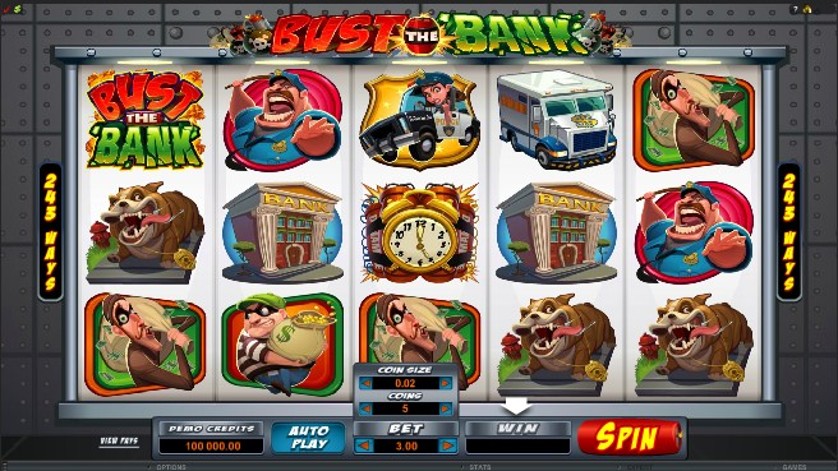 Bust The Bank Free Play in Demo Mode and Game Review