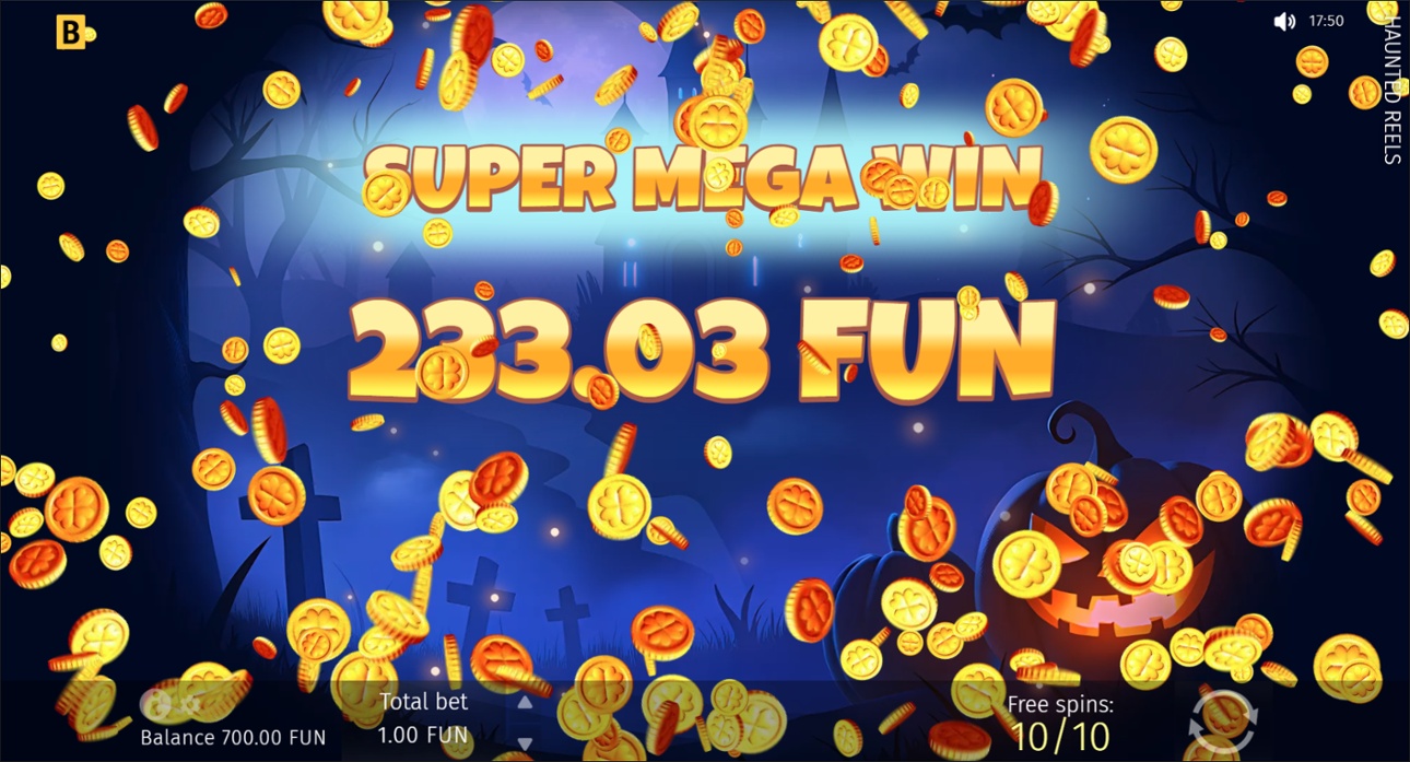 Haunted Reels big win