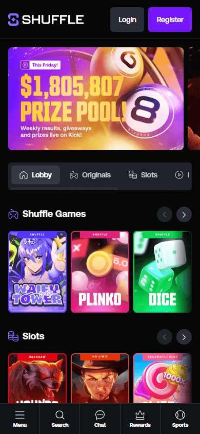 shuffle_casino_homepage_mobile