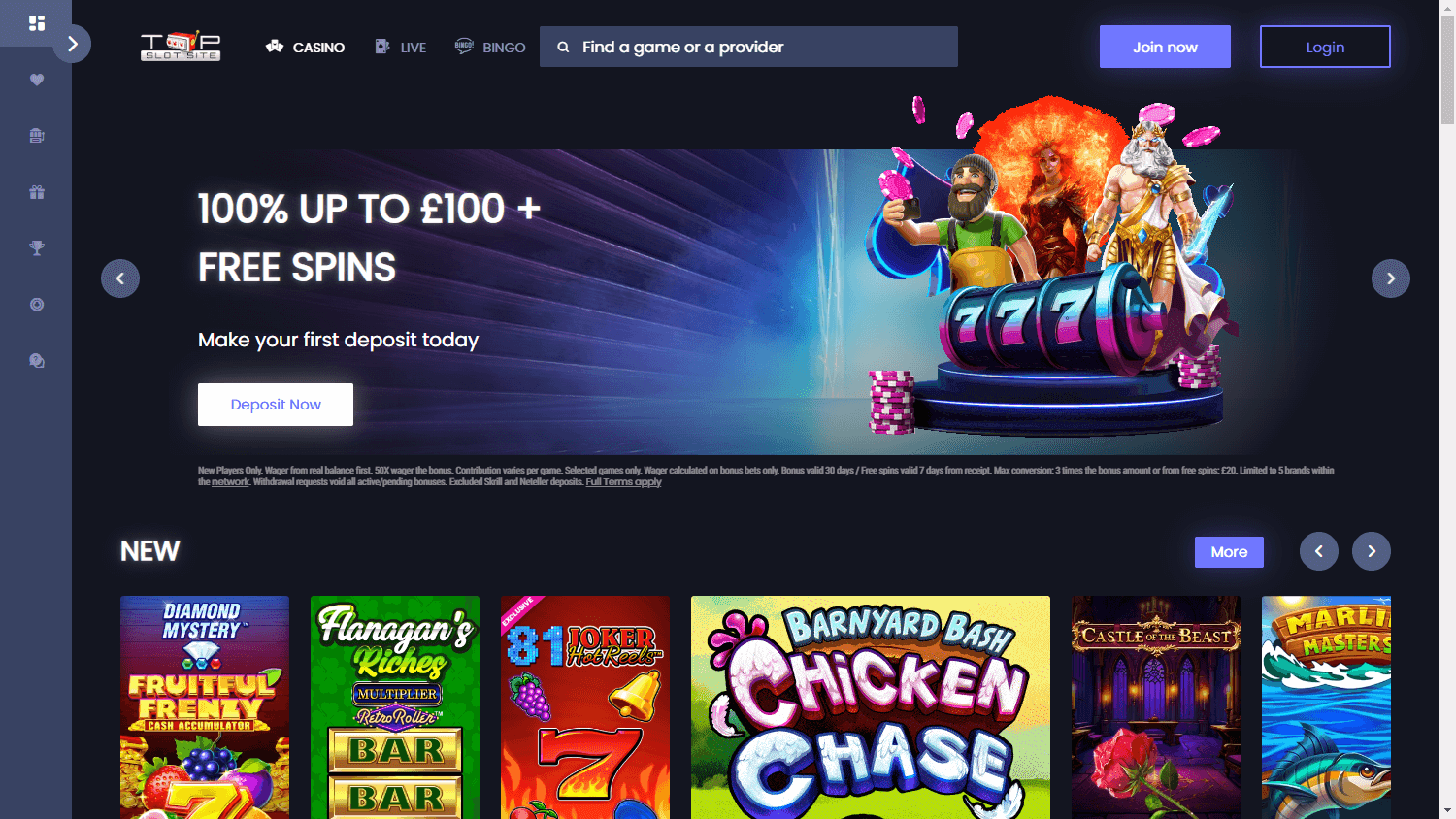 topslotsite_casino_homepage_desktop