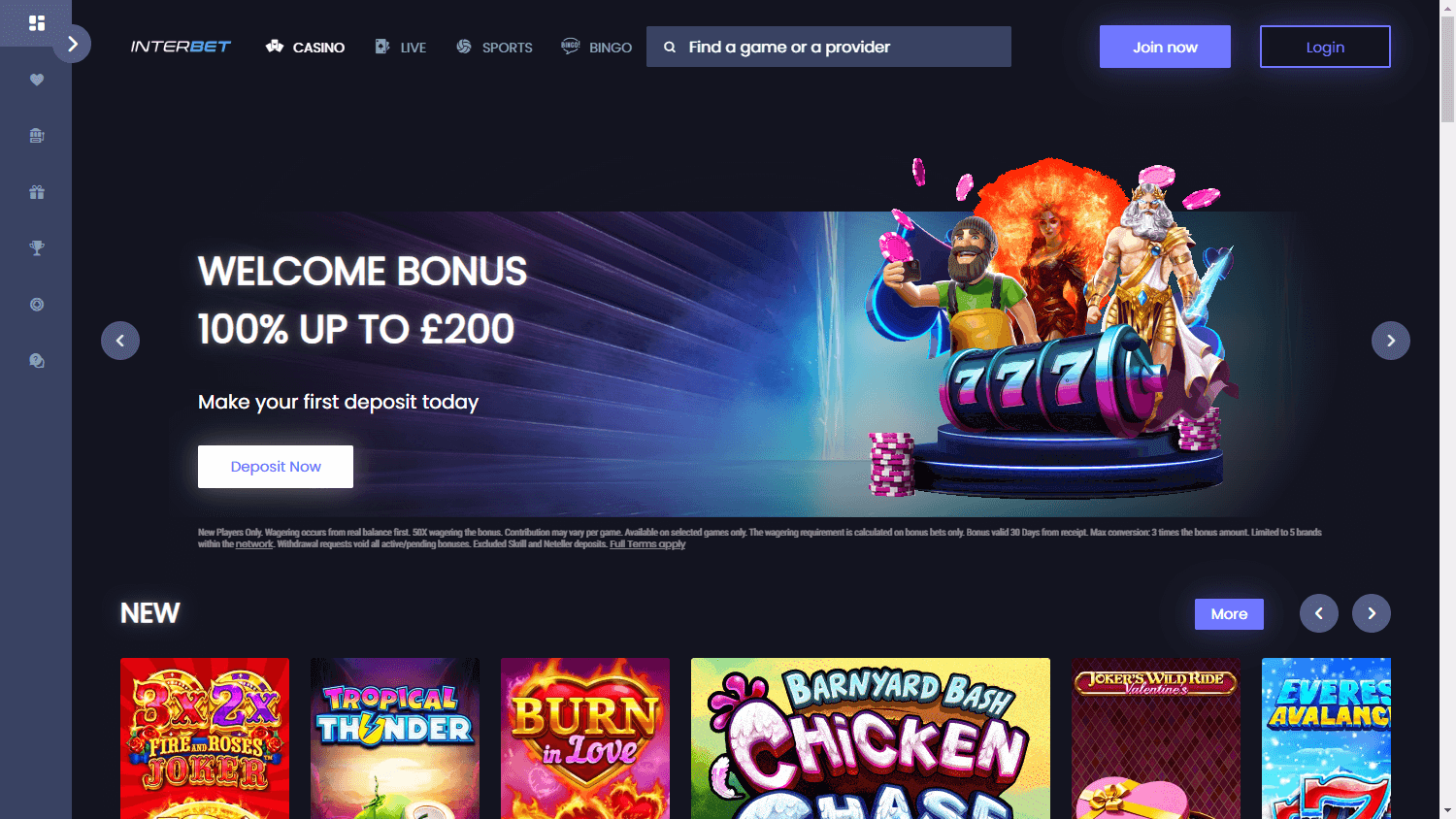 interbet_casino_homepage_desktop