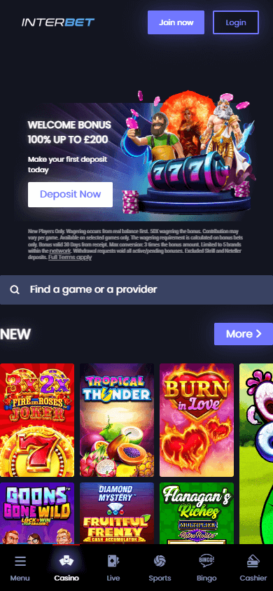 interbet_casino_homepage_mobile