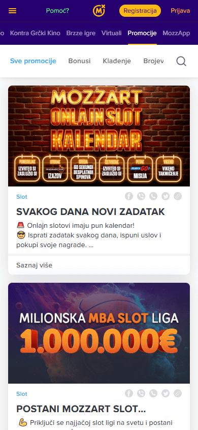 Mozzart bet casino