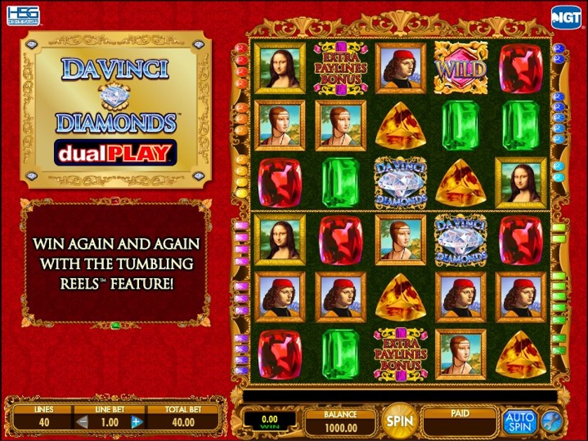 Da Vinci Diamonds Dual Play Free Slots.jpg