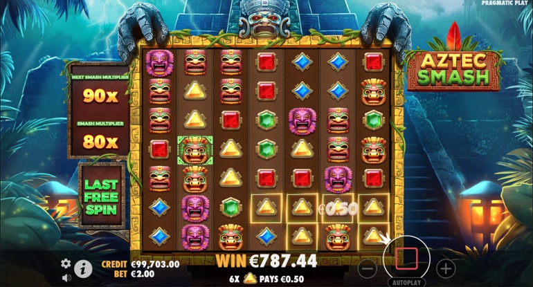 Aztec Smash - Free Spins with Smash Multiplier