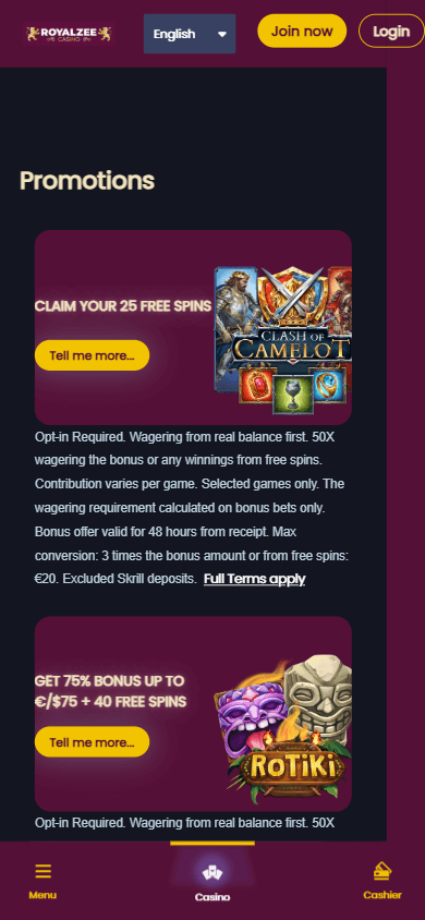 Royalzee_Casino_promotions_mobile